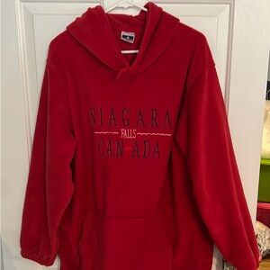 Warm fleece hoodie. Niagara Falls Canada, hardly worn. Size XL.